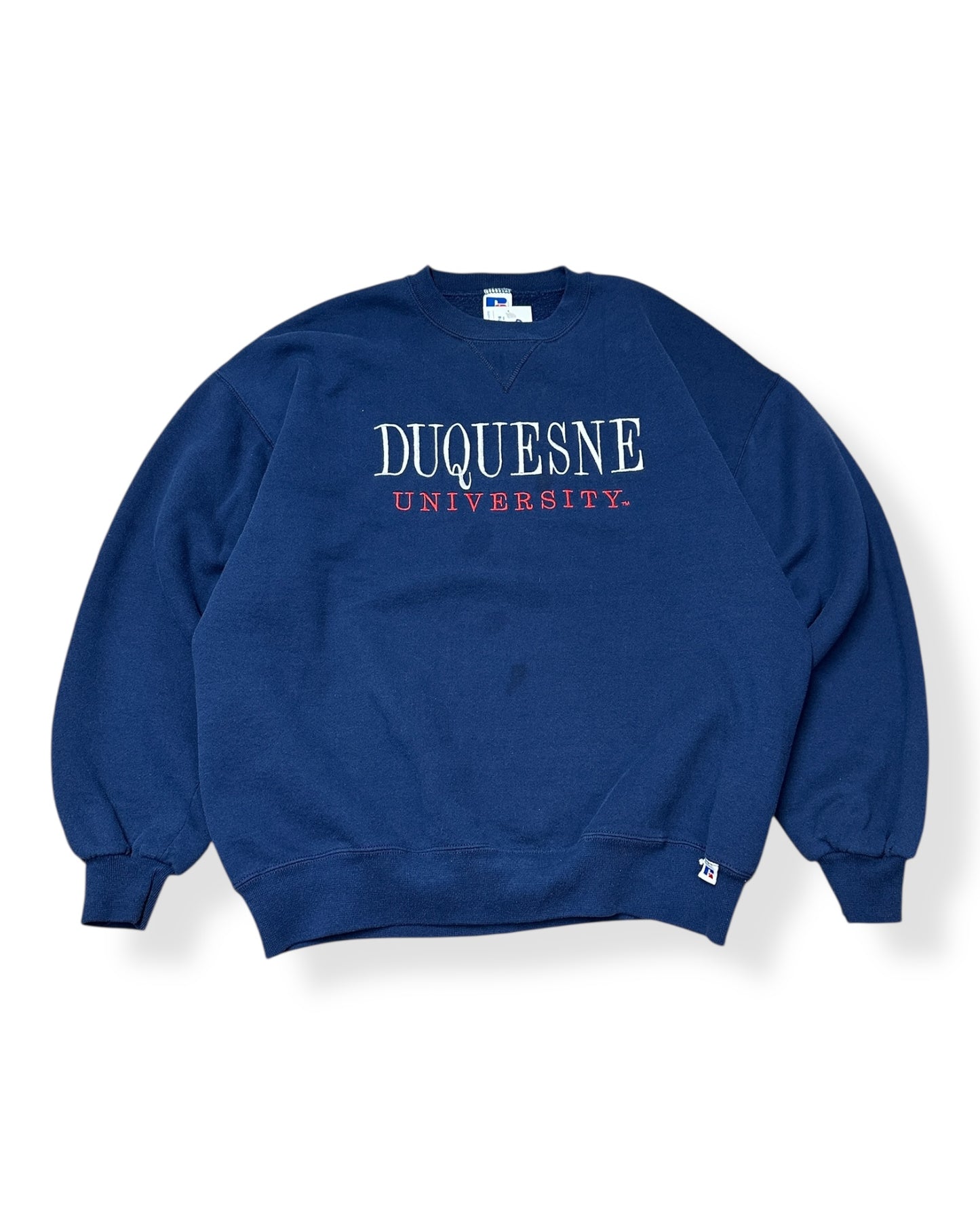 Vintage Duquesne Spellout Embroidered Crewneck