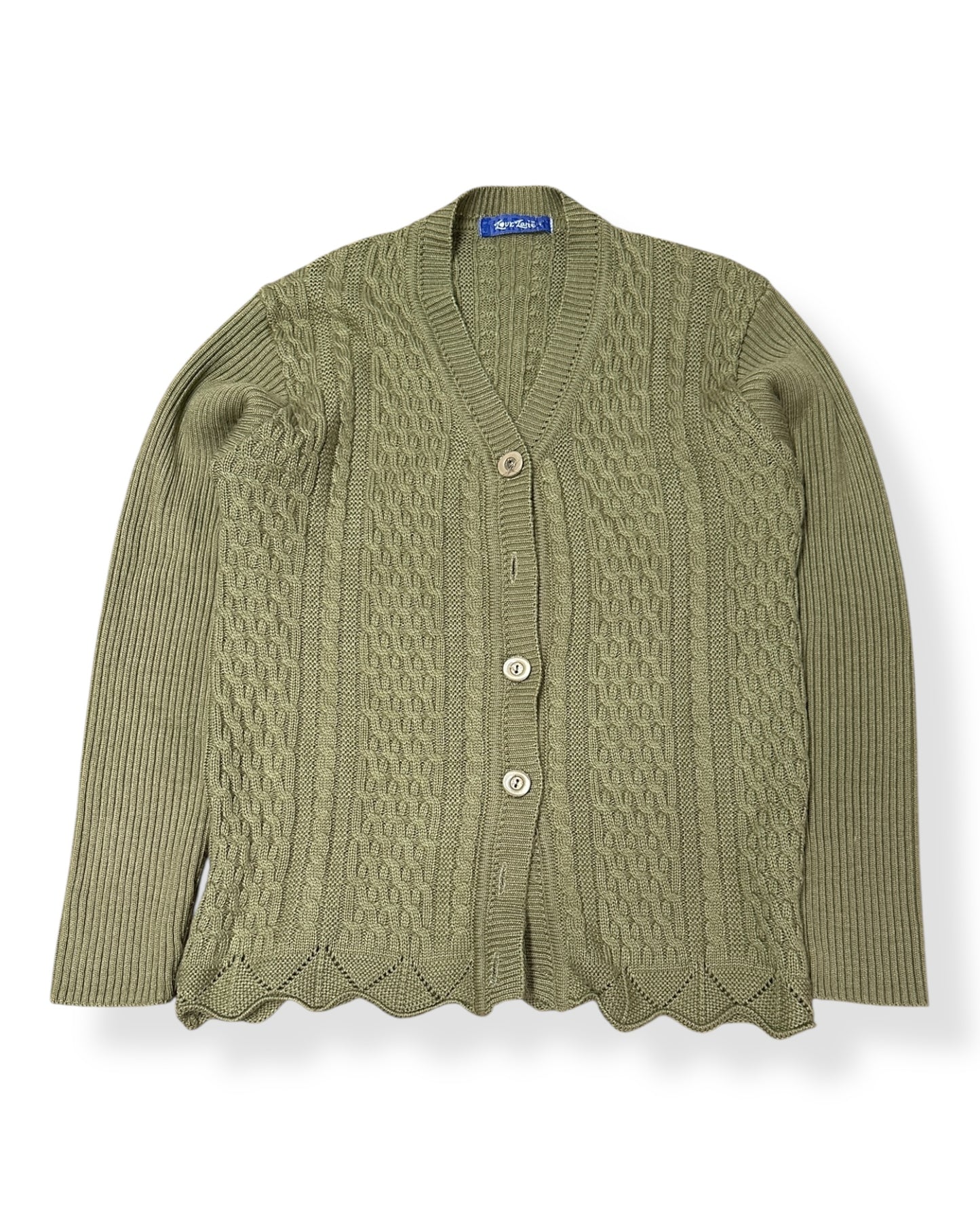 Vintage Womens Love Lane Knit Cardigan