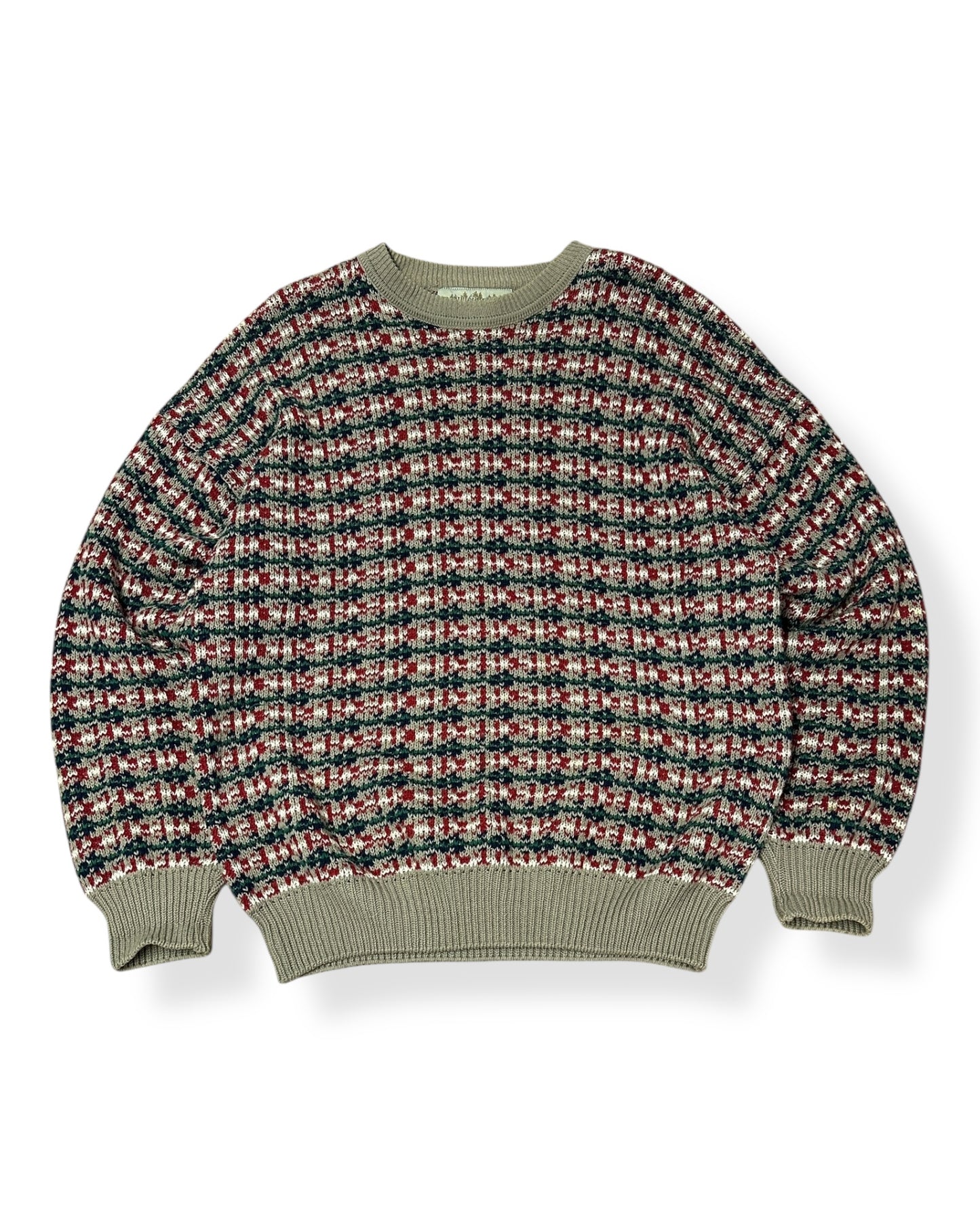 Vintage Rough Edge Knit Sweater