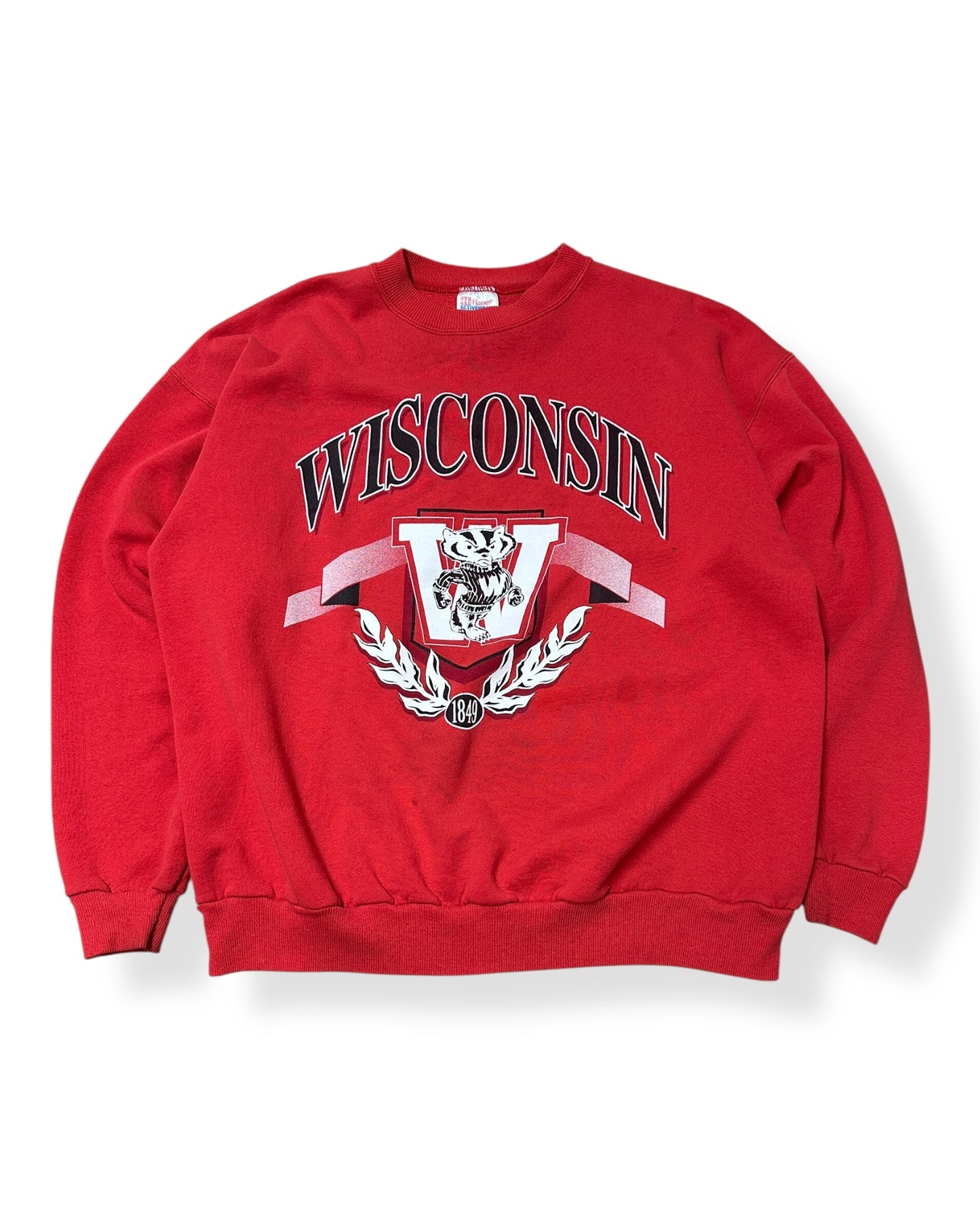Vintage Wisconsin Badgers Hanes Crewneck
