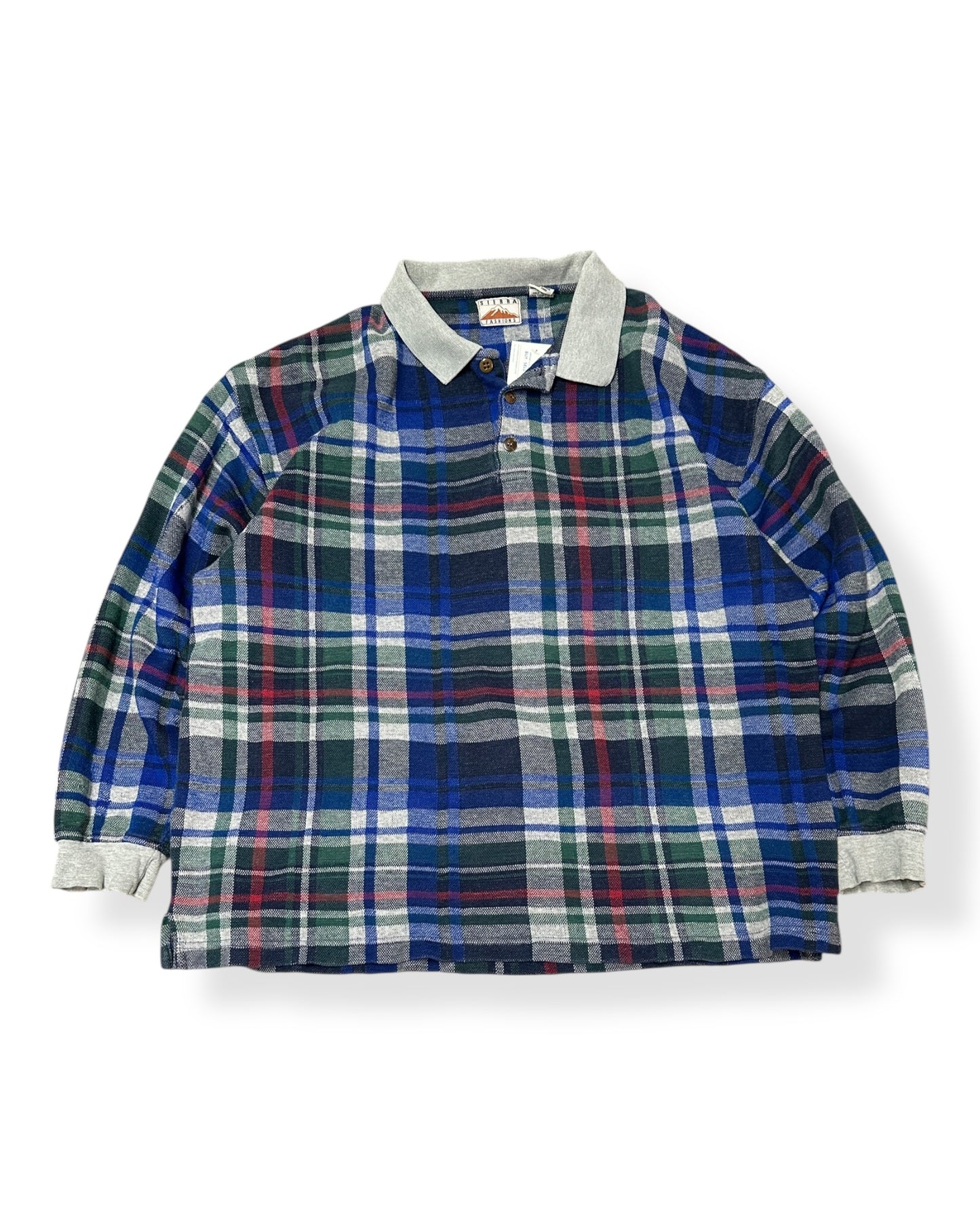 Vintage Seirra Plaid Crewneck