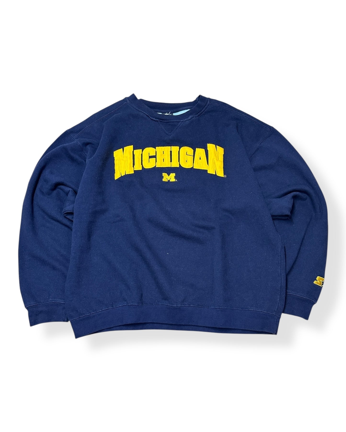 Vintage Starter Michigan Spelllout Crewneck