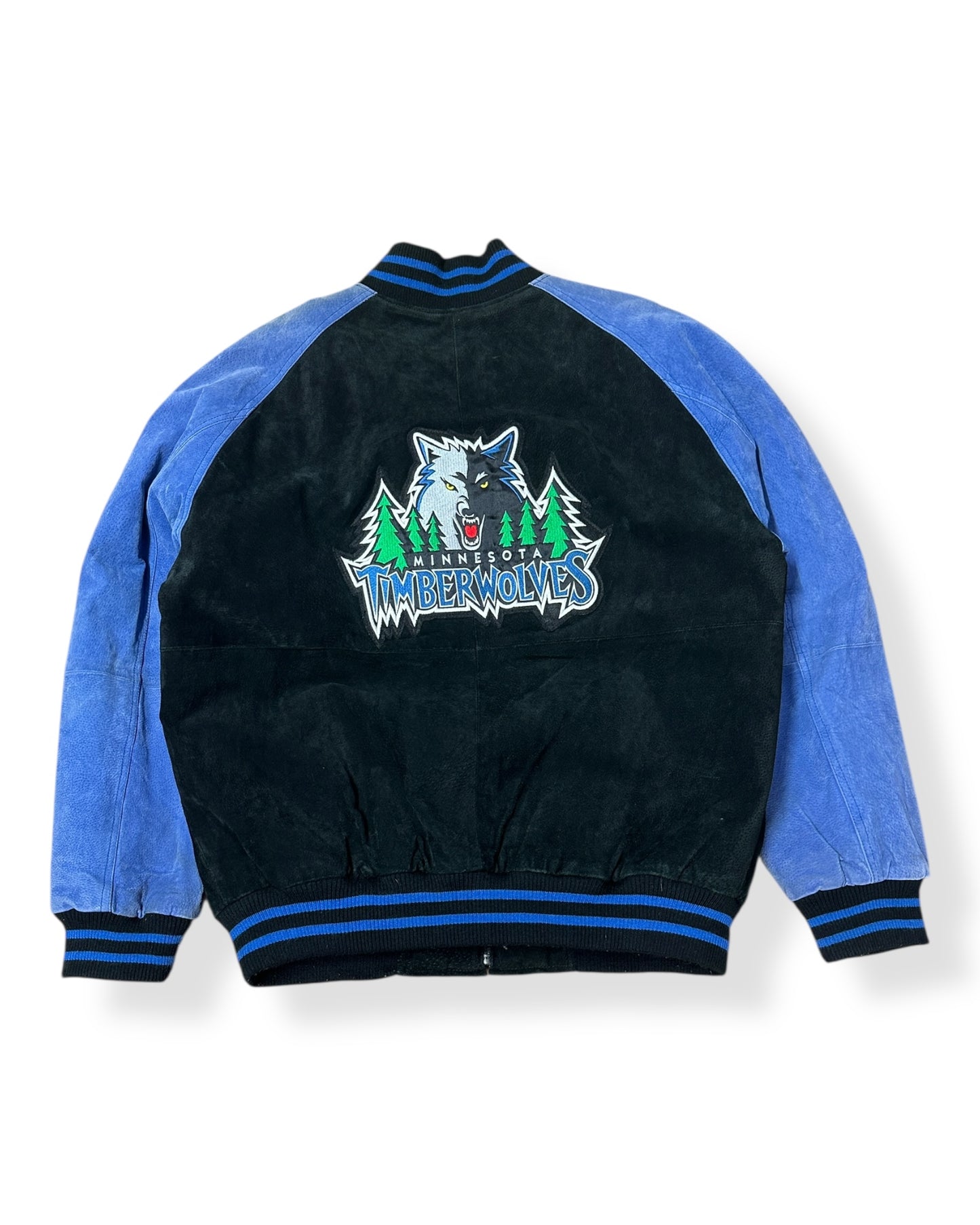 Vintage G-3 Minnesota Timberwolves Suede Jacket Size XL