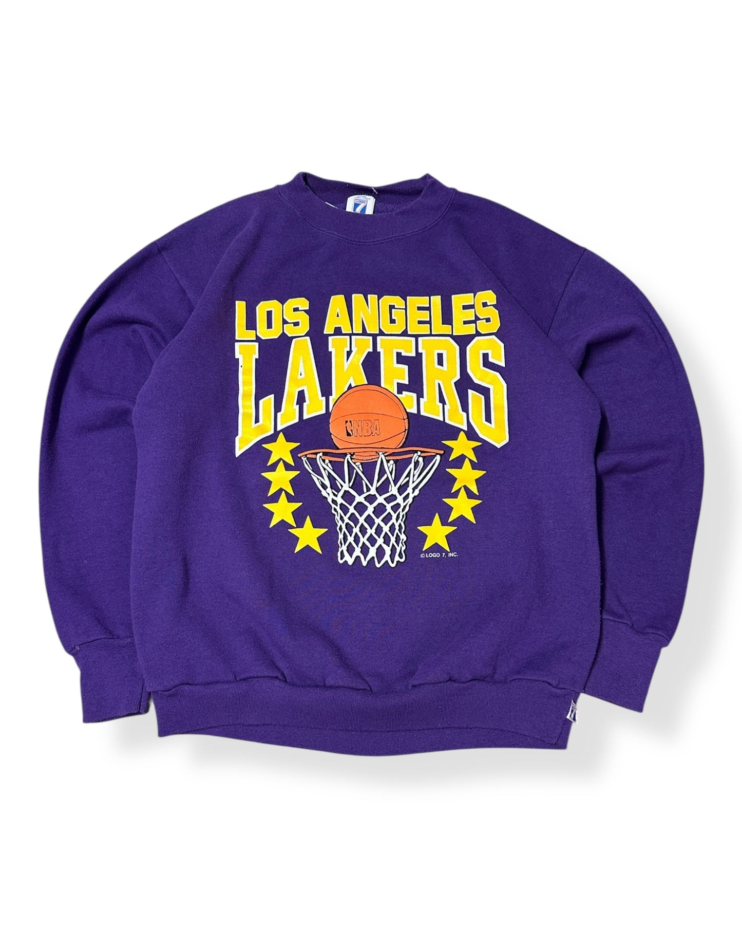 Vintage LA Lakers Logo 7 Crewneck