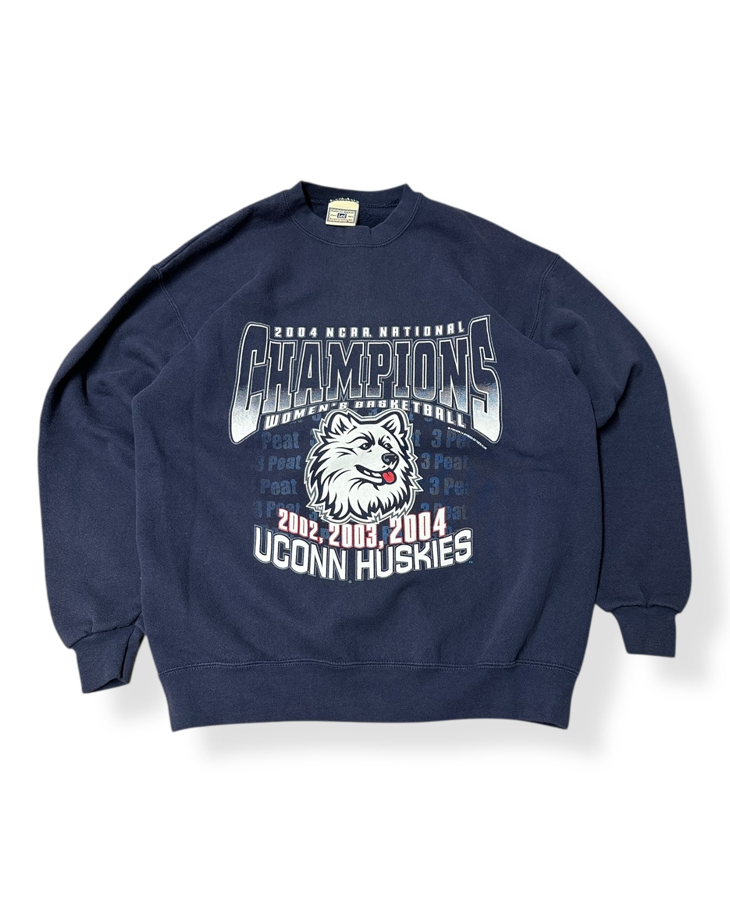2004 Womens NCAA Champs Uconn Huskies Crewneck