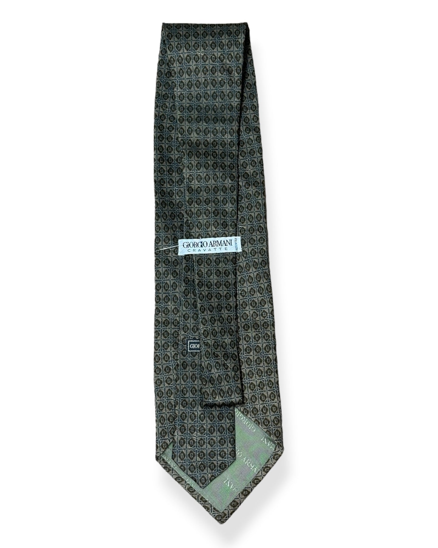 Vintage Giorgio Armani Geometric Necktie
