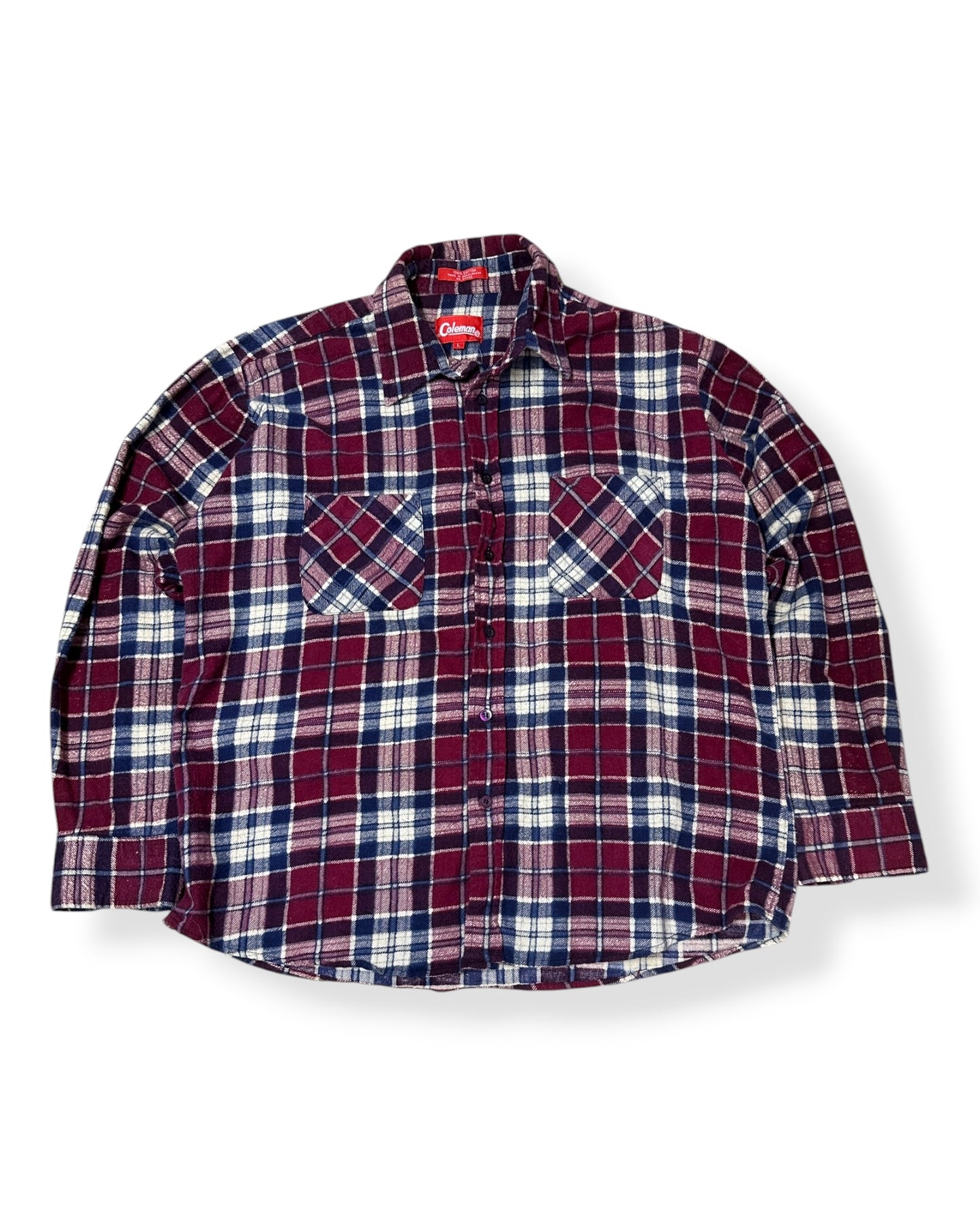 Vintage Coleman Plaid Button Up
