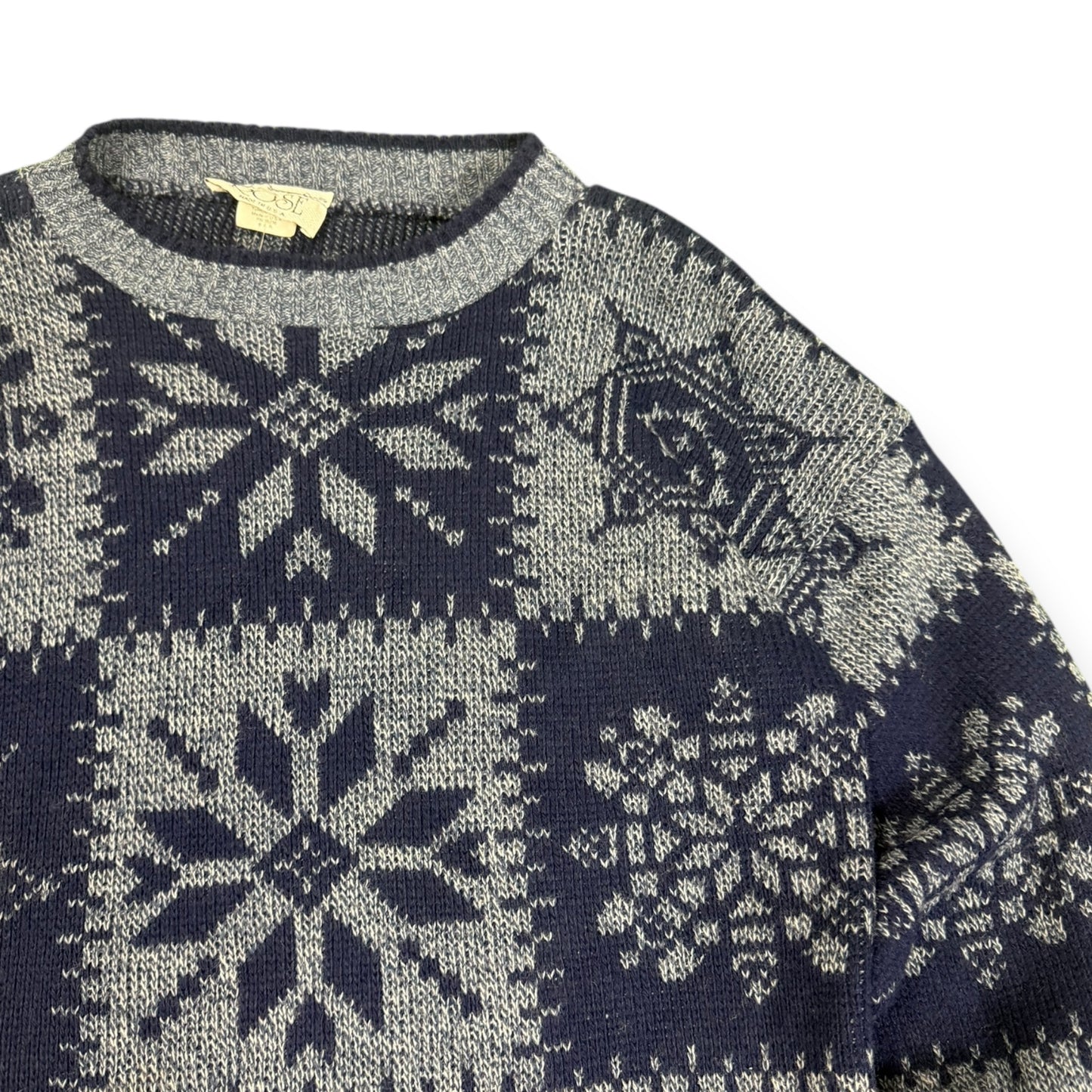 Vintage Rose Knit Sweater