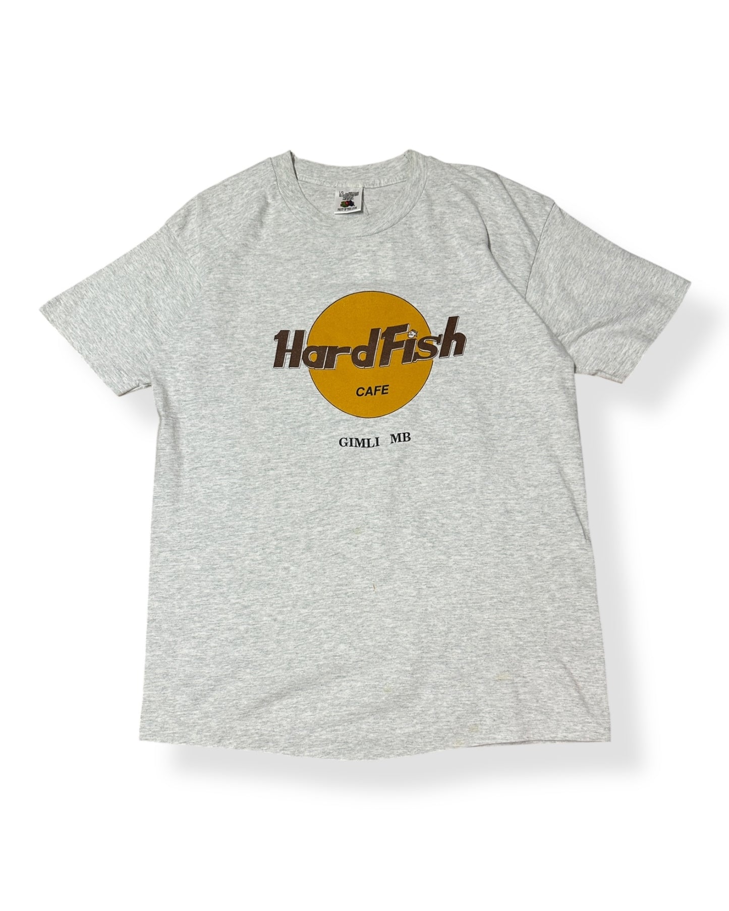 Vintage Hard Fish Cafe Gimli, MB T-shirt (As Is)