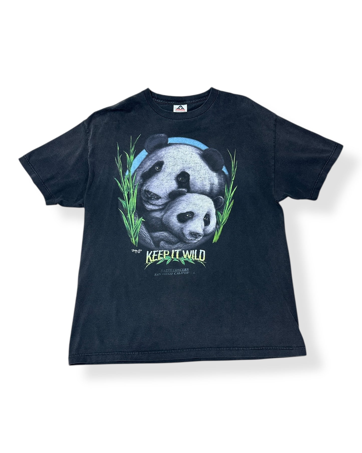 Vintage Panda Graphic T-shirt