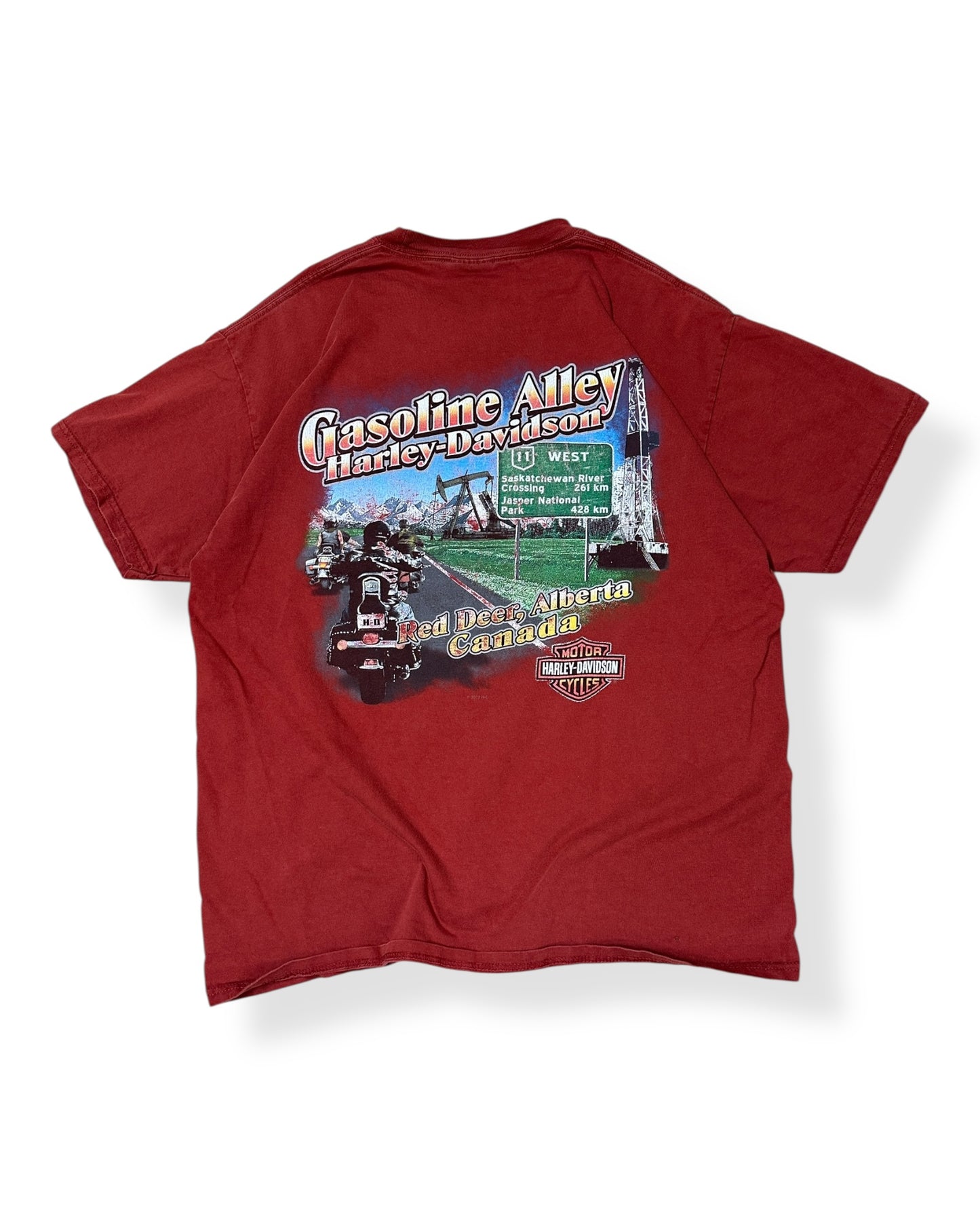 Harley Davidson Red Deer Mullet T-shirt