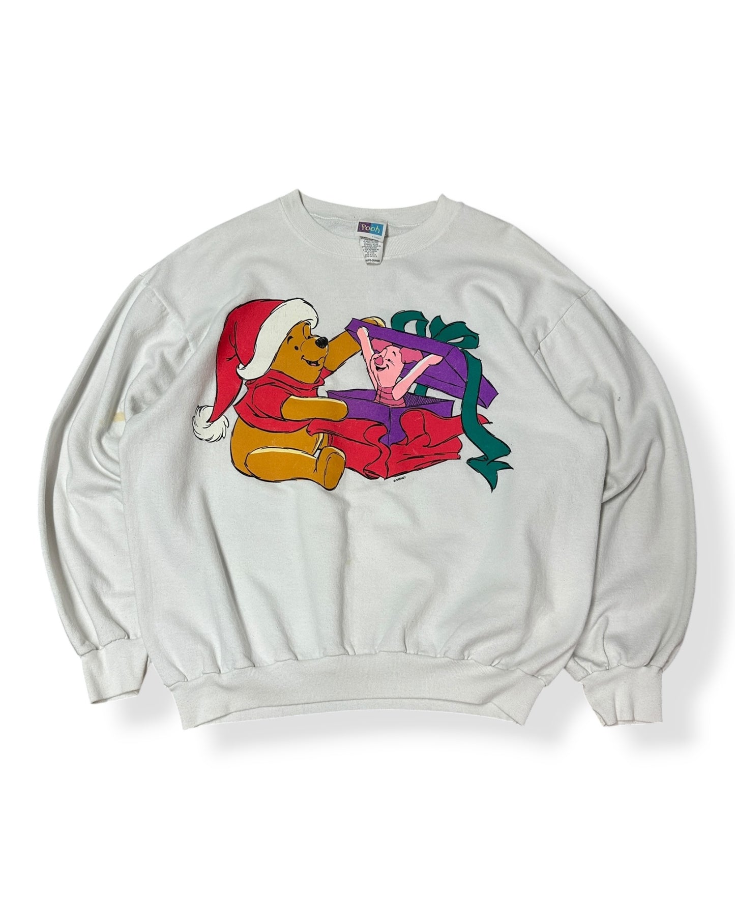 Vintage Winnie The Pooh Holiday Crewneck (AS IS)