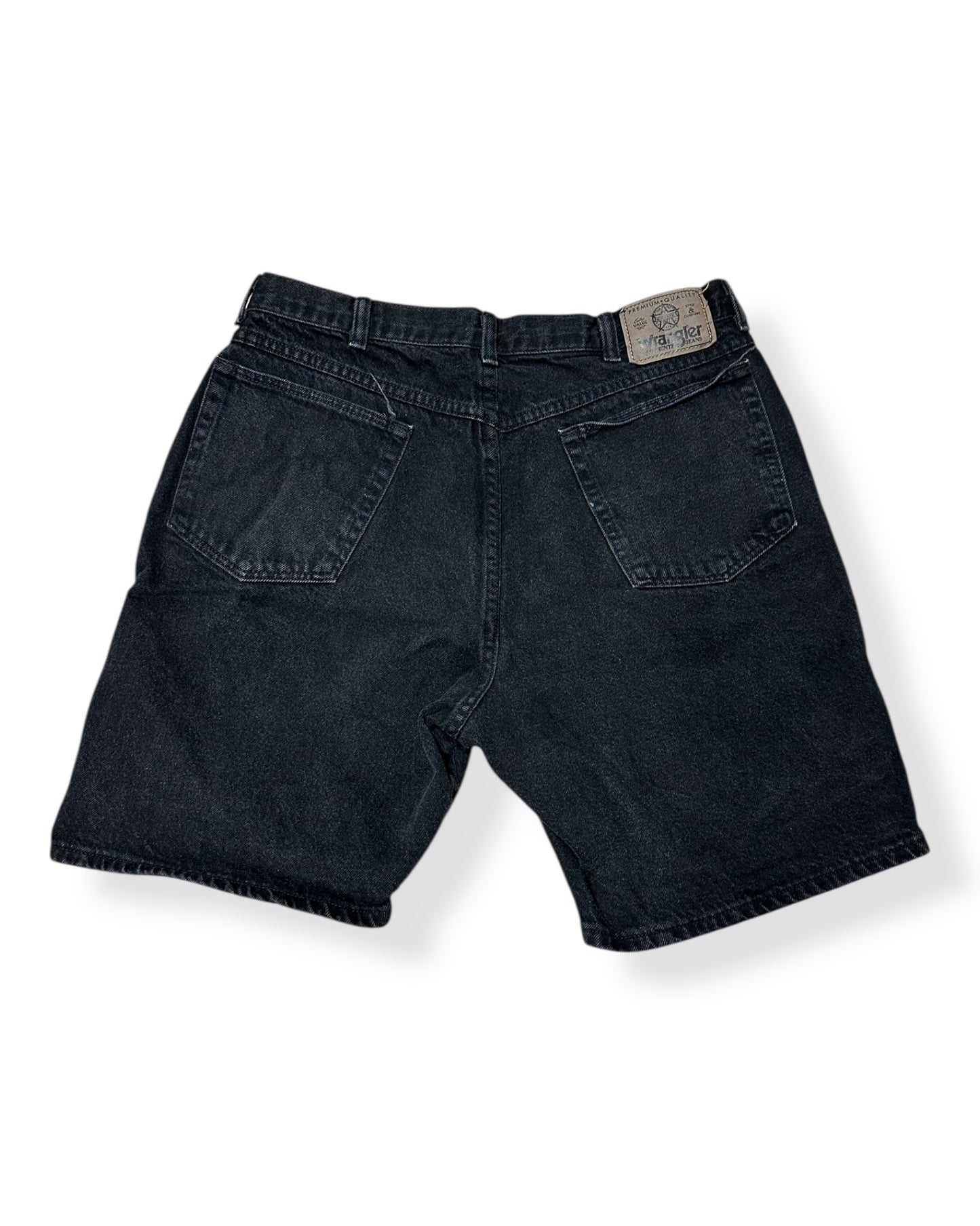 Wrangler Black Denim Shorts