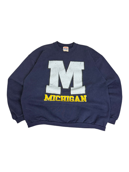 Vintage "M" Michigan Crewneck