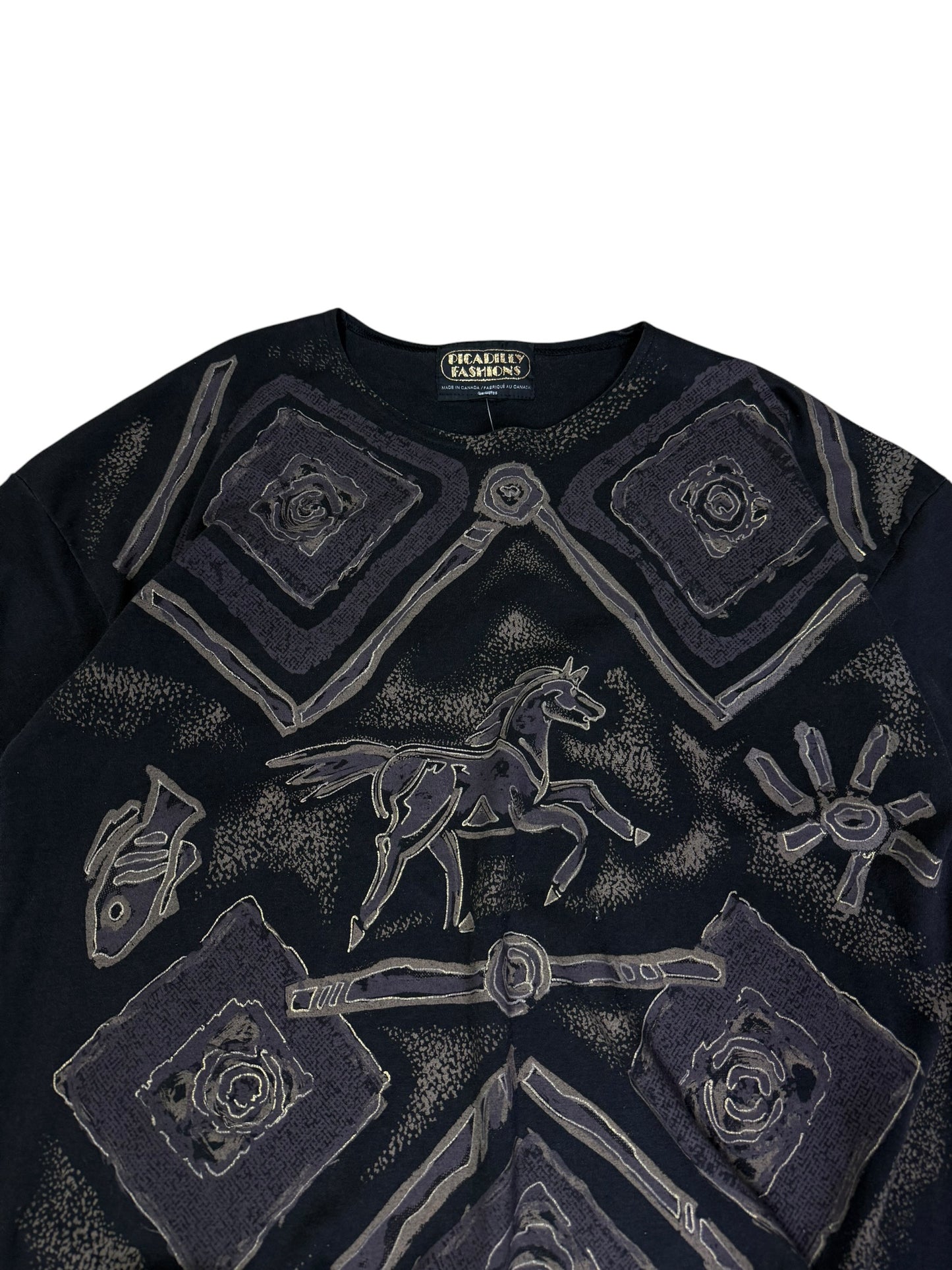 Vintage Picadilly Fashion AOP T-shirt