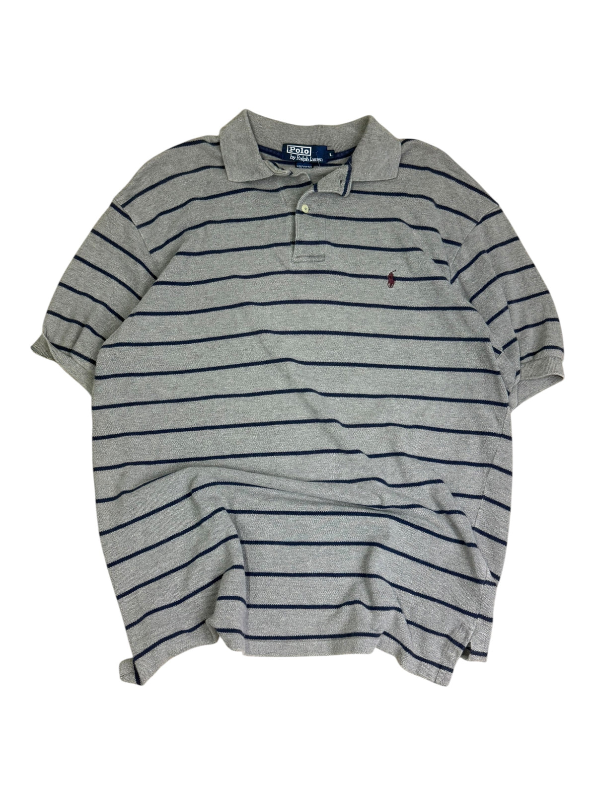 Vintage Polo Striped Collared Shirt