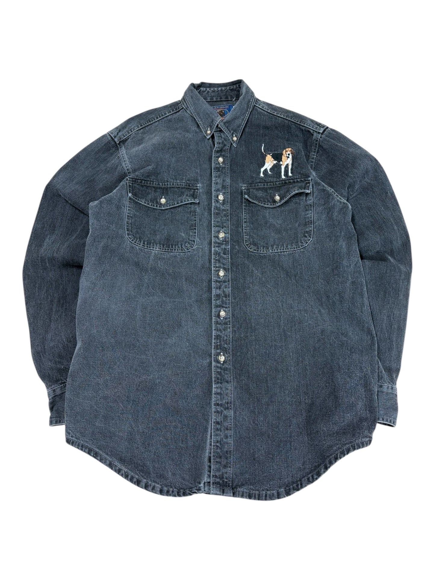 Vintage Beagle Denim Button Up
