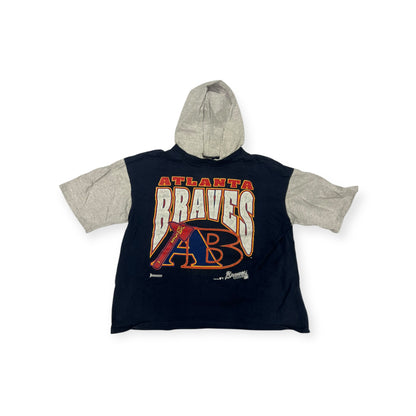 Vintage 90's Atlanta Braves Hoodie T-shirt Size XL