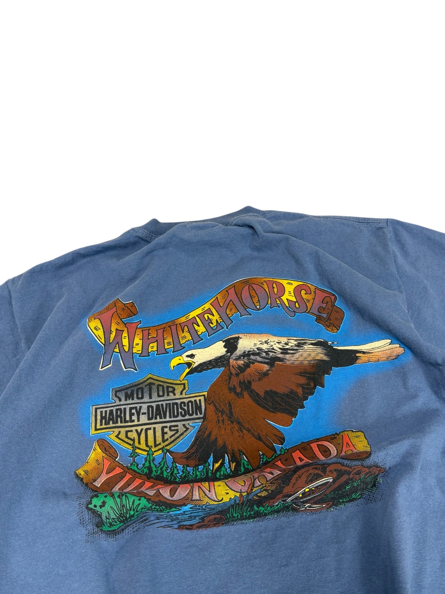Vintage Whitehorse Yukon Harley Davidson T-Shirt