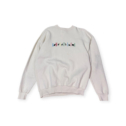 Vintage America Spellout Wildlife Crewneck