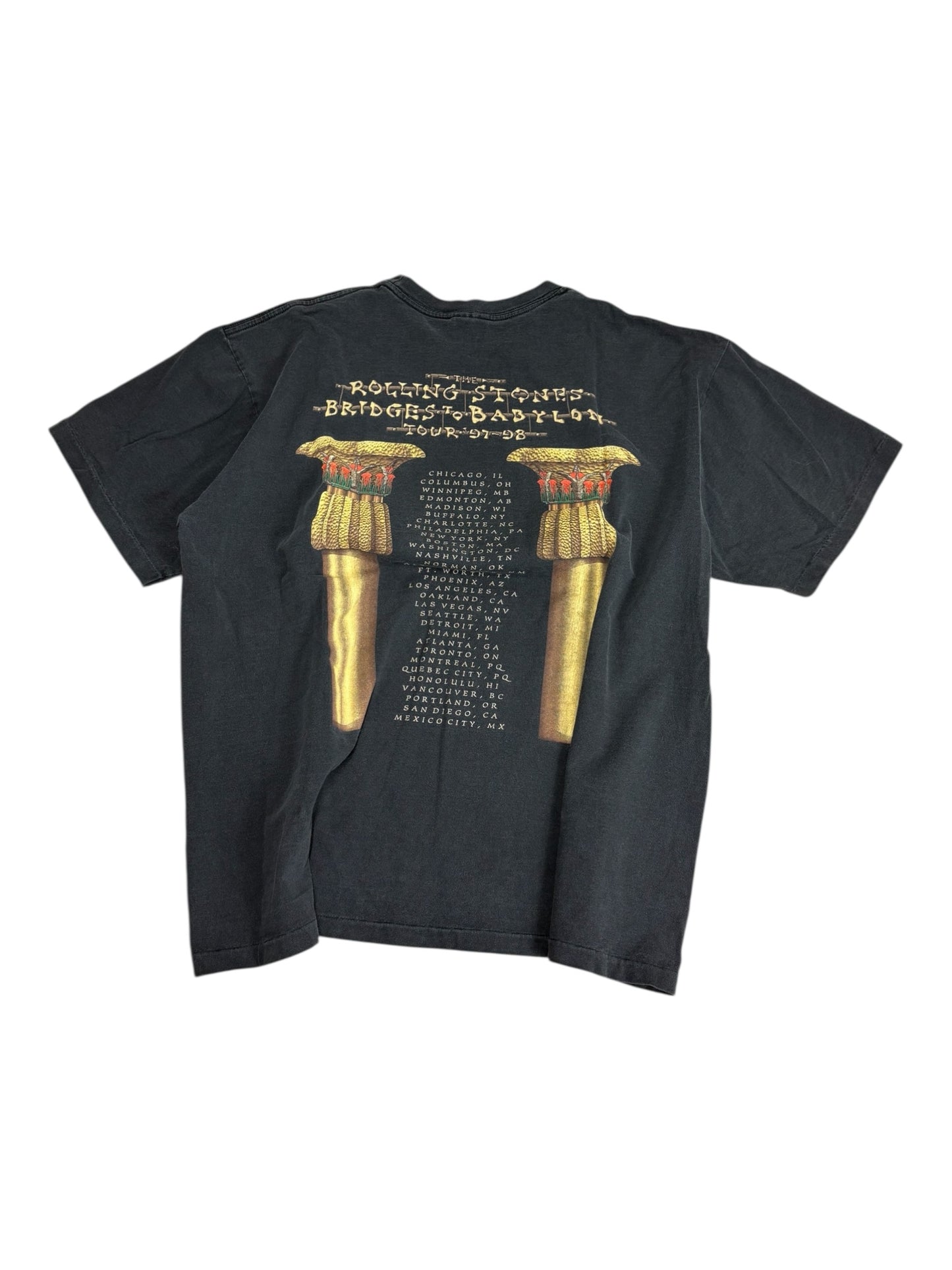 Vintage 1997 Bridges of Babylon Bronze Lounge T-Shirt