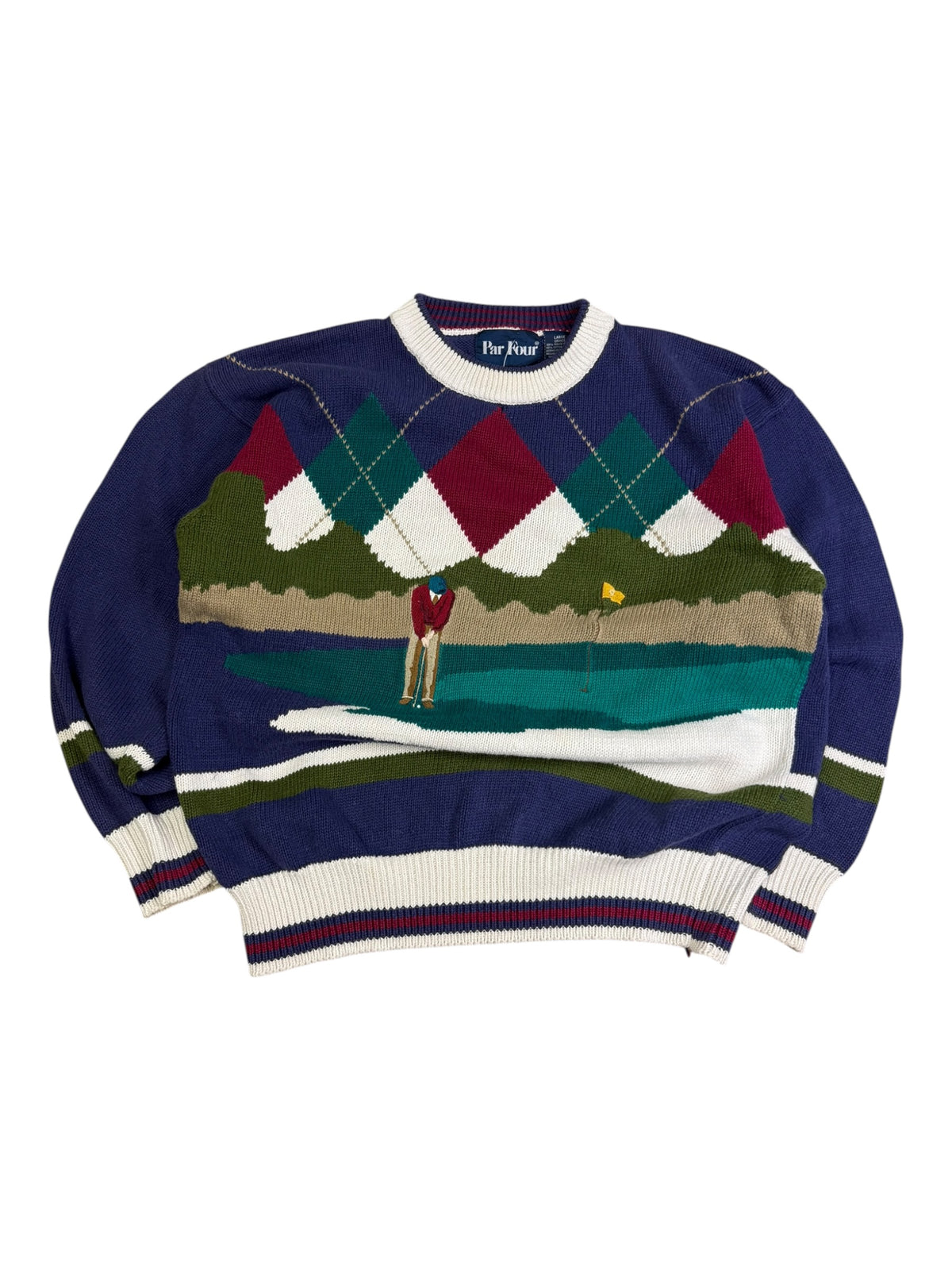 Vintage Par Four Golf AOP Sweater
