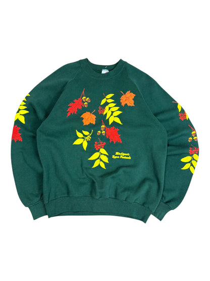 Vintage Fall Puff Print Crewneck