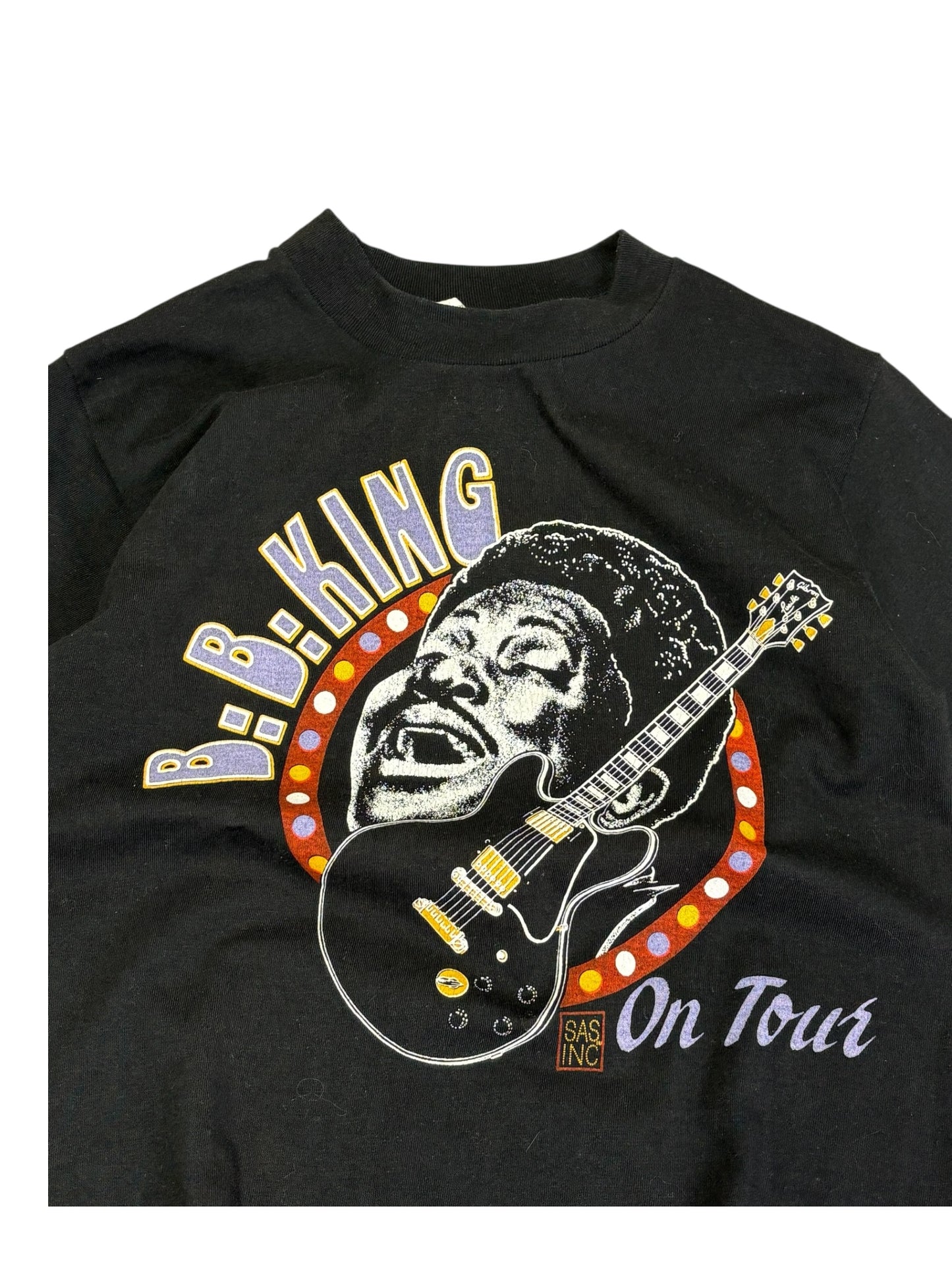 Vintage 1980s B.B King On Tour T-shirt