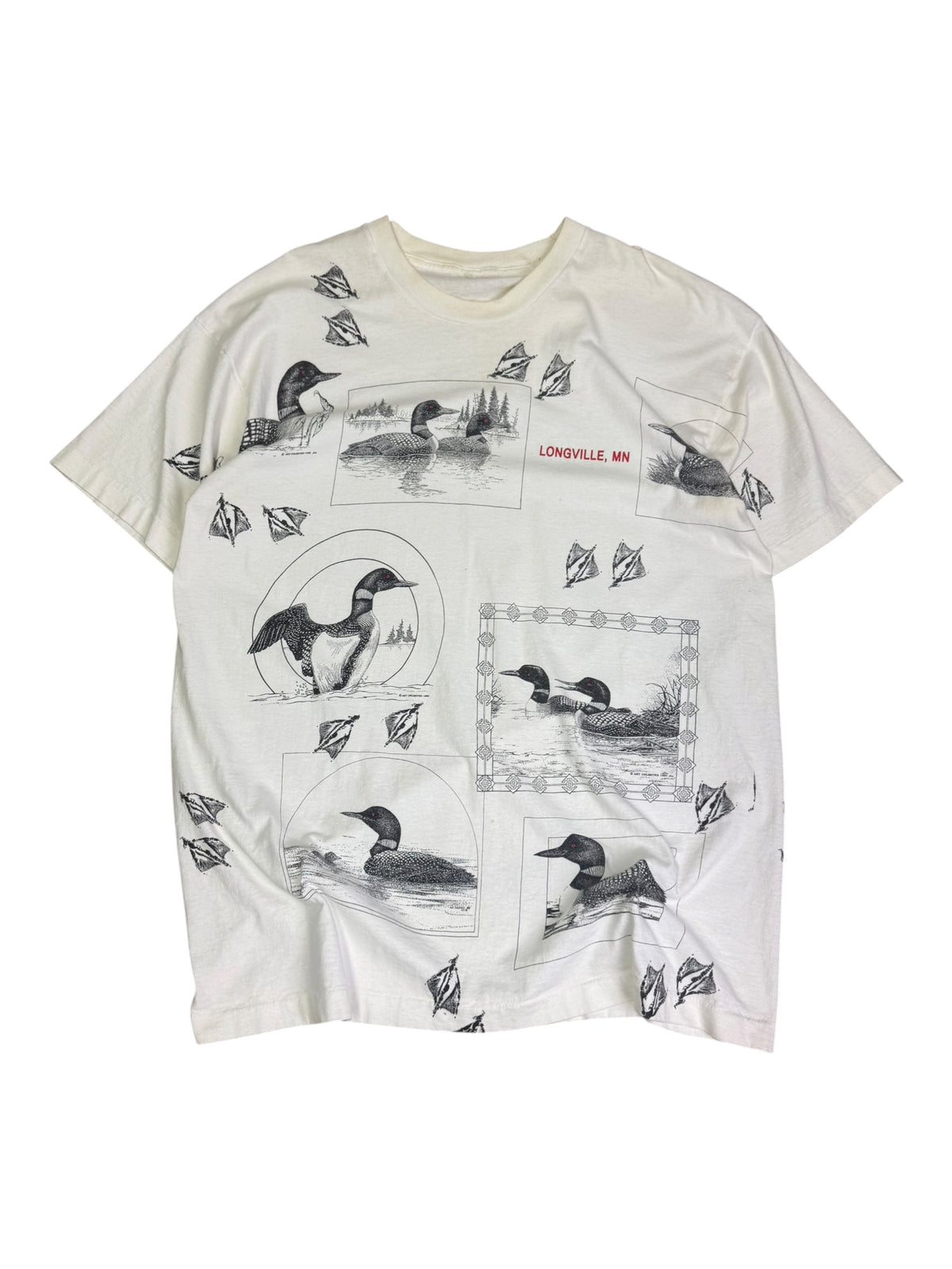 Vintage Longville, MN AOP T-shirt