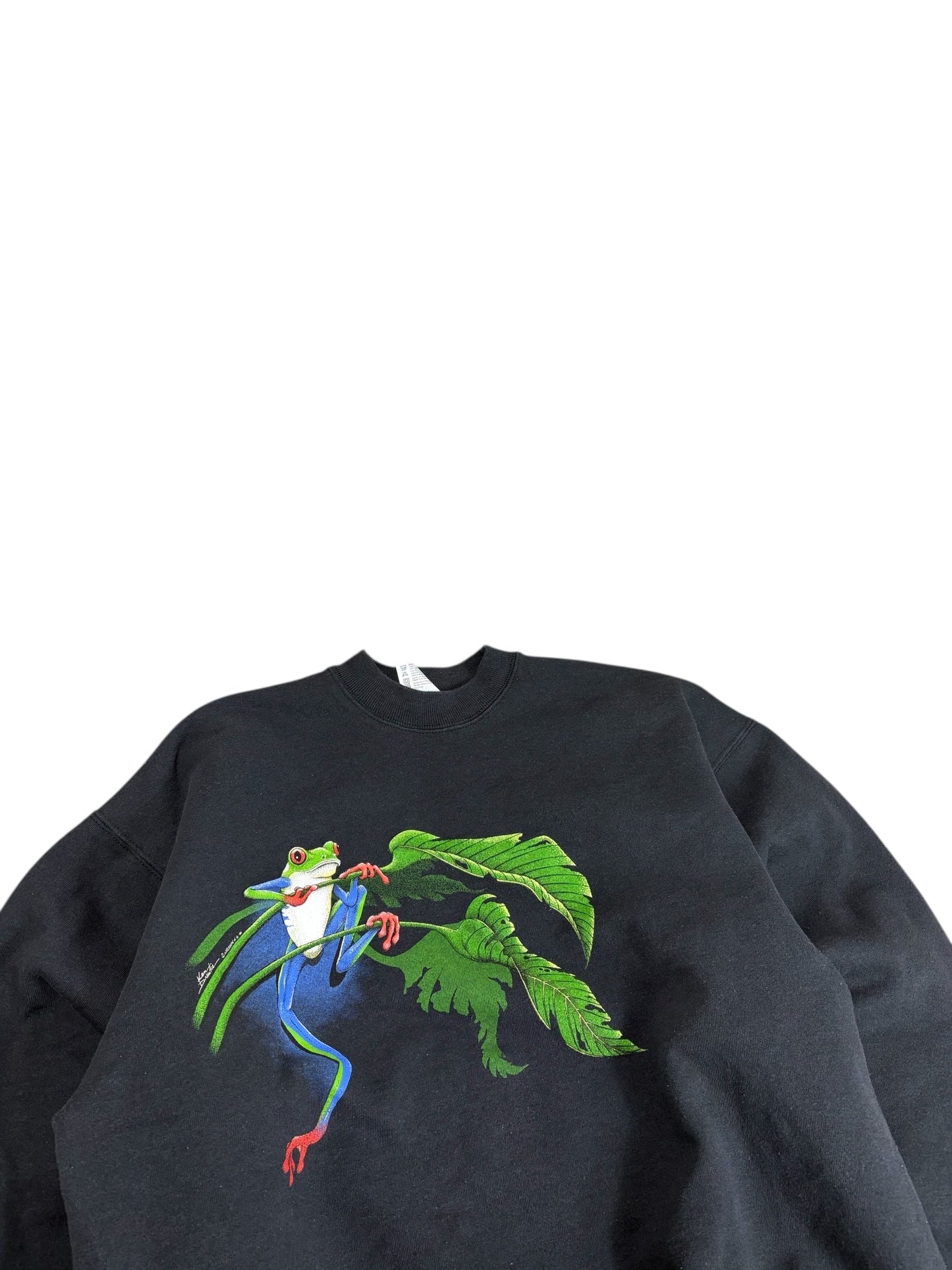 Vintage 90s Frog Graphic Crewneck