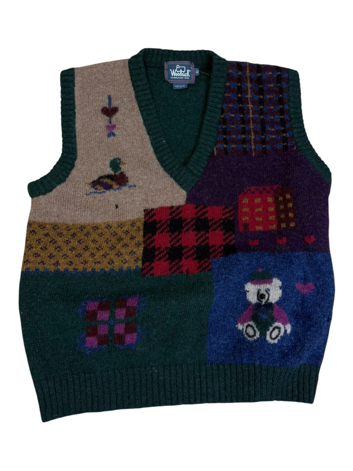 Women's Vintage Woolrich Teddy Bear Sweater (As Is)