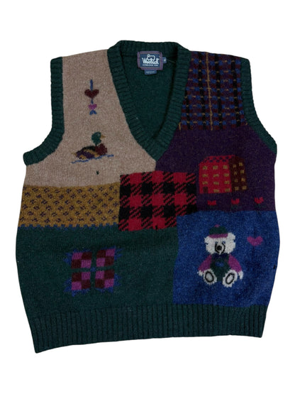 Women's Vintage Woolrich Teddy Bear Sweater (As Is)