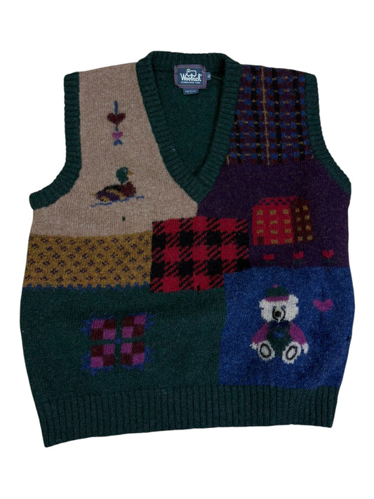 Women's Vintage Woolrich Teddy Bear Sweater (As Is)