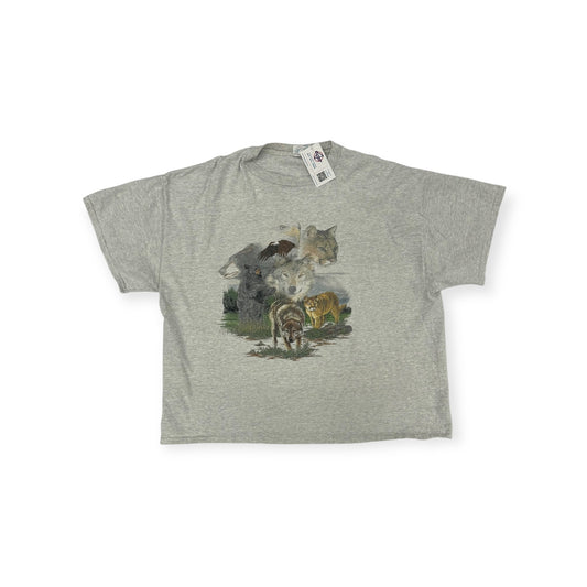 Vintage North American Wildlife T-shirt Size 2XL