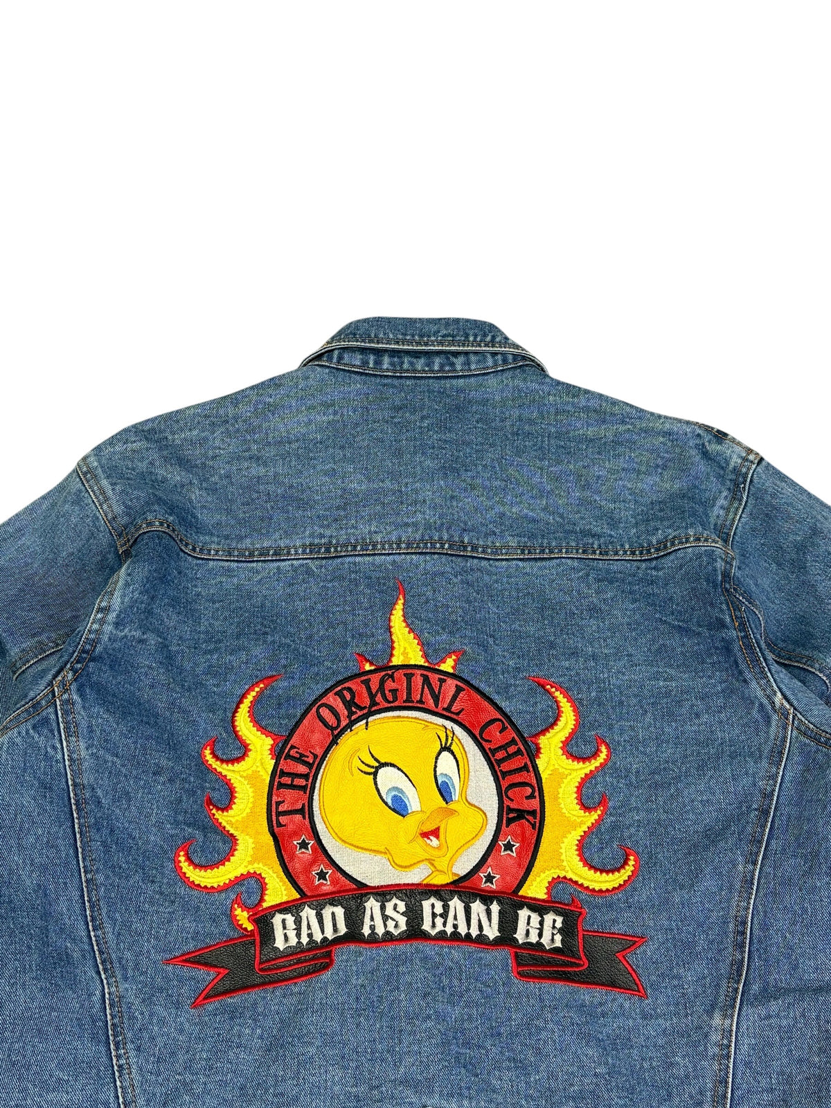 Vintage 90s Tweety Bird Denim Jacket