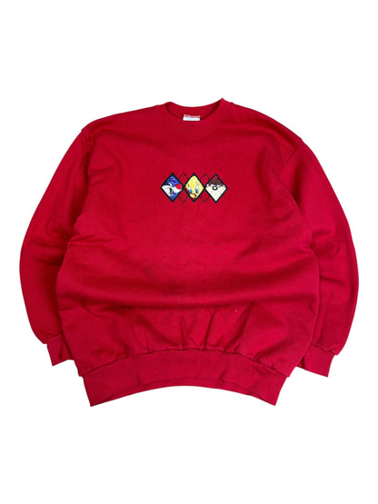 Vintage Looney Tunes Diamond Crewneck