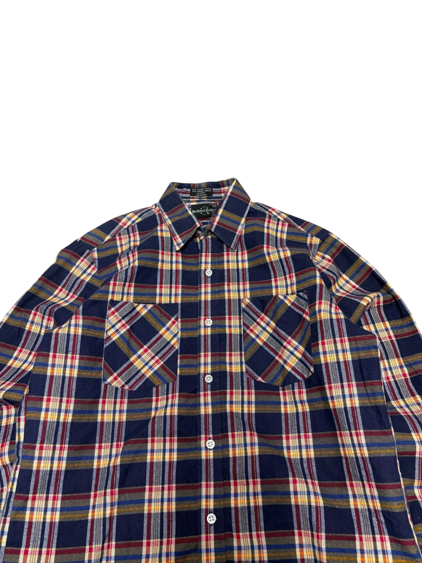 Vintage Northwest Territory Flannel Button Up