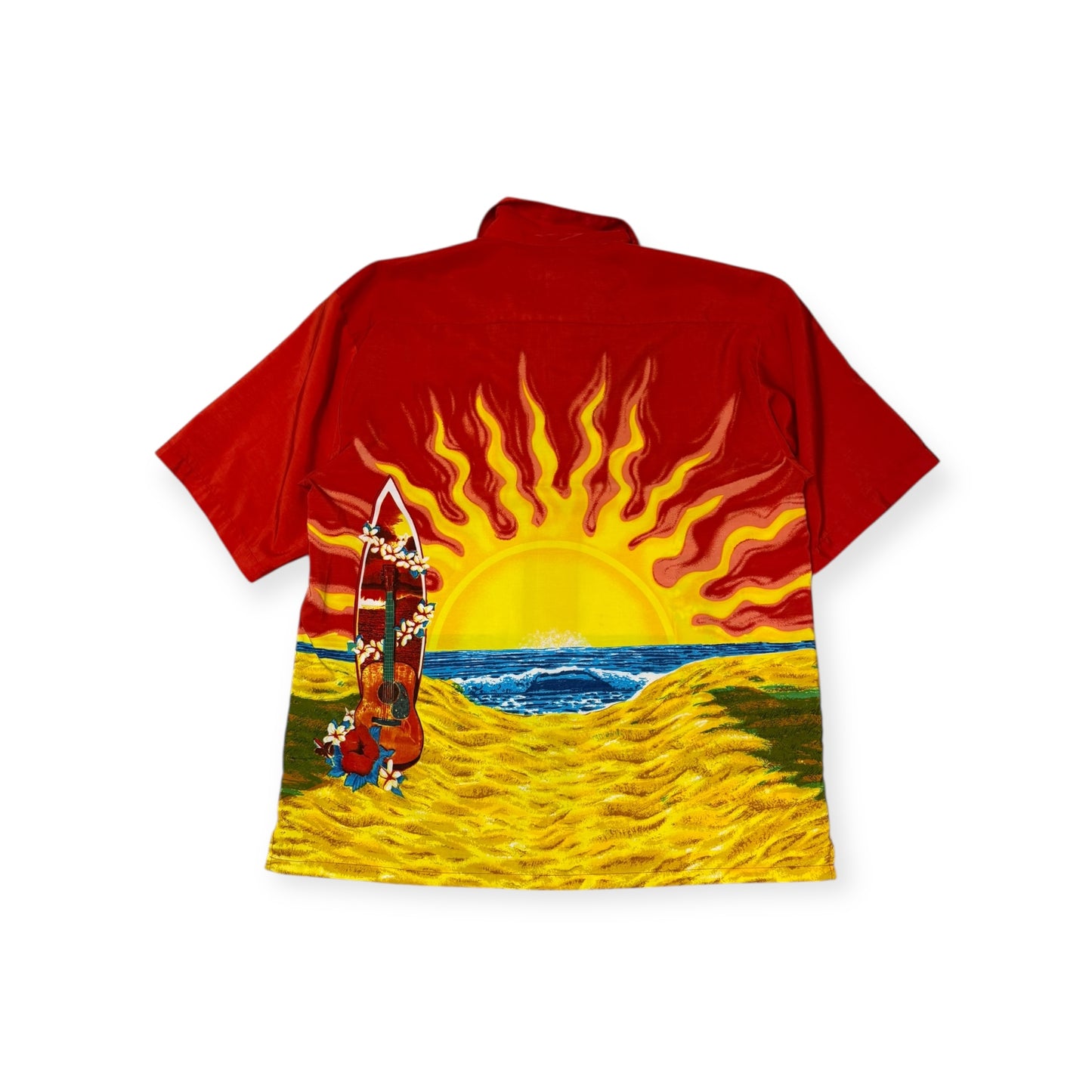 Aloha Joe Flaming Button Up