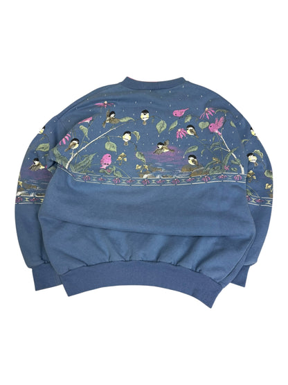 Vintage BIrds & Squirrel Crewneck