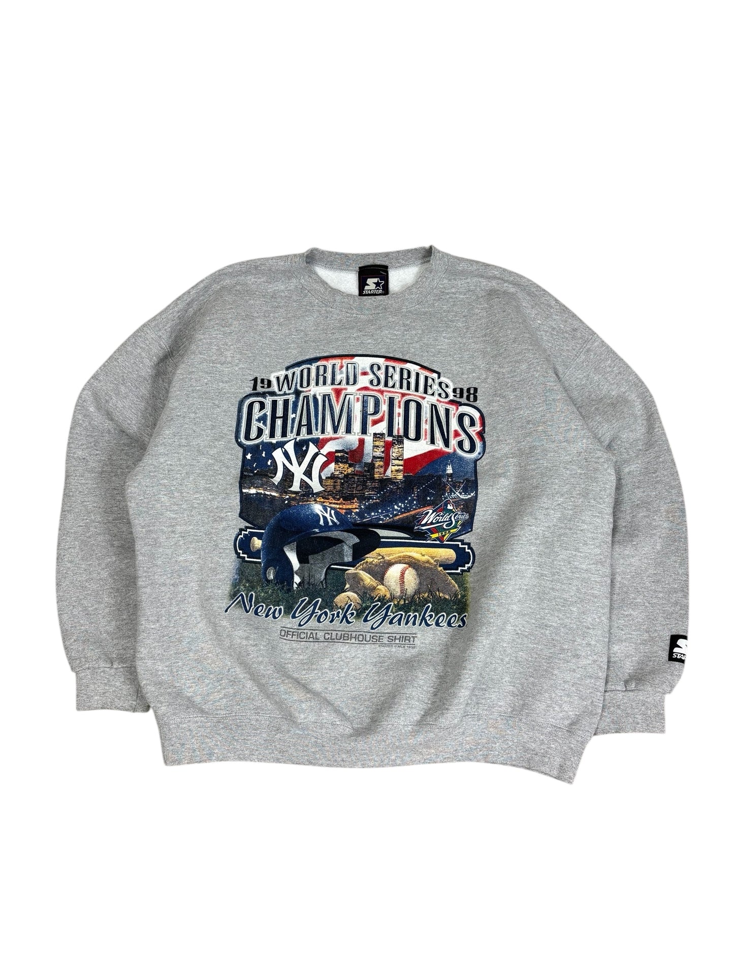 Vintage 1998 Starter Yankees World Series Crewneck