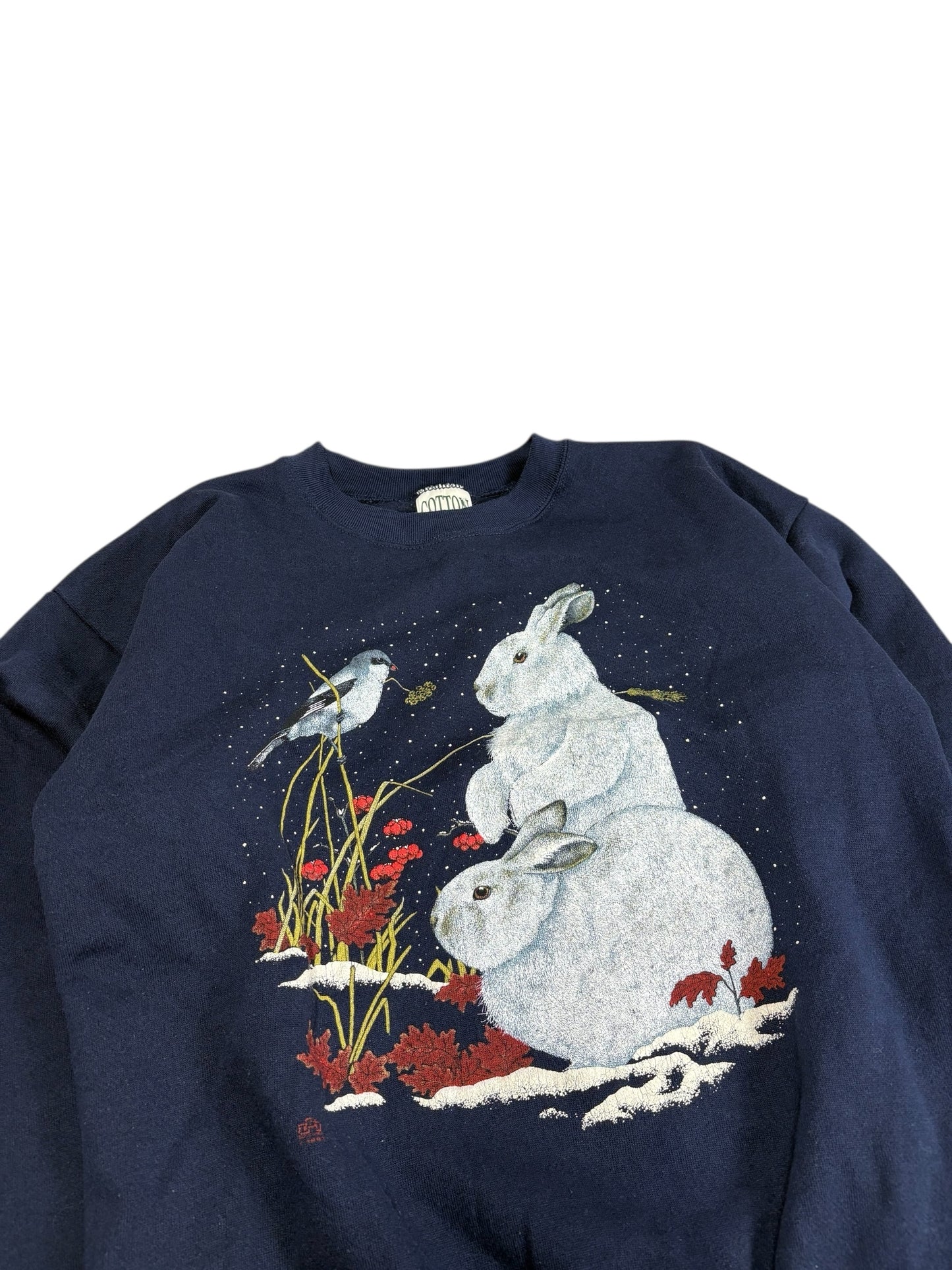 Vintage Rabbit Graphic Crewneck
