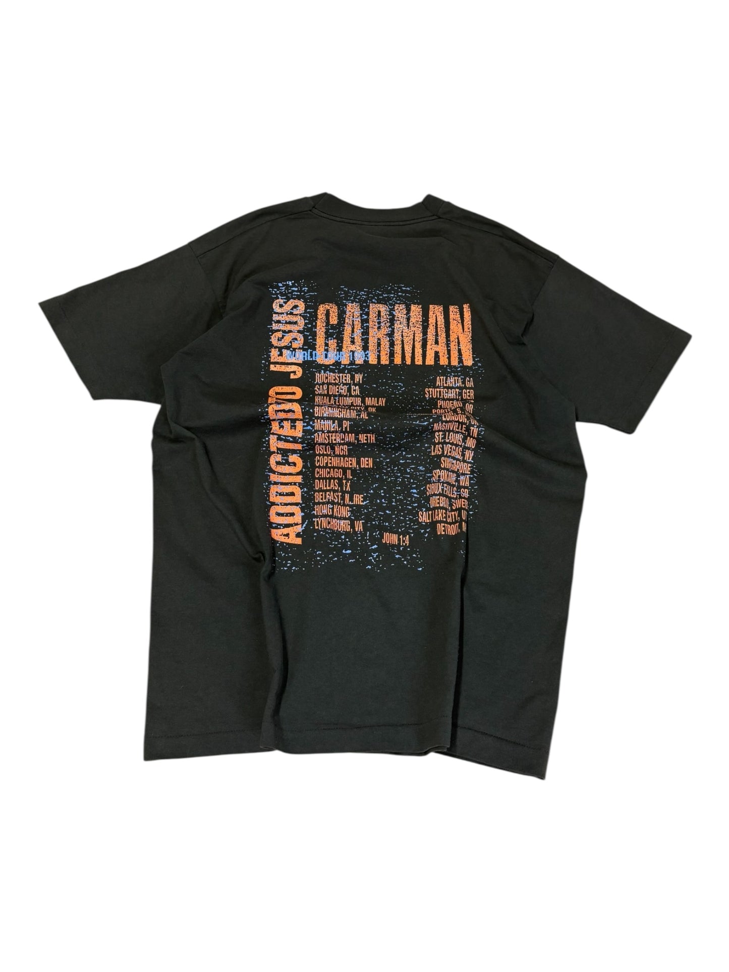 Vintage 90s Carman "Addicted to Jesus" T-shirt