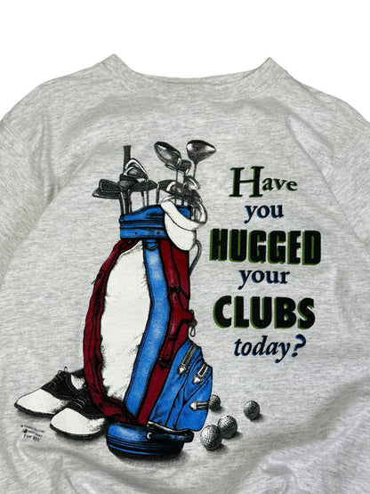 Vintage Golf "Have you hugged your clubs today?" T-shirt