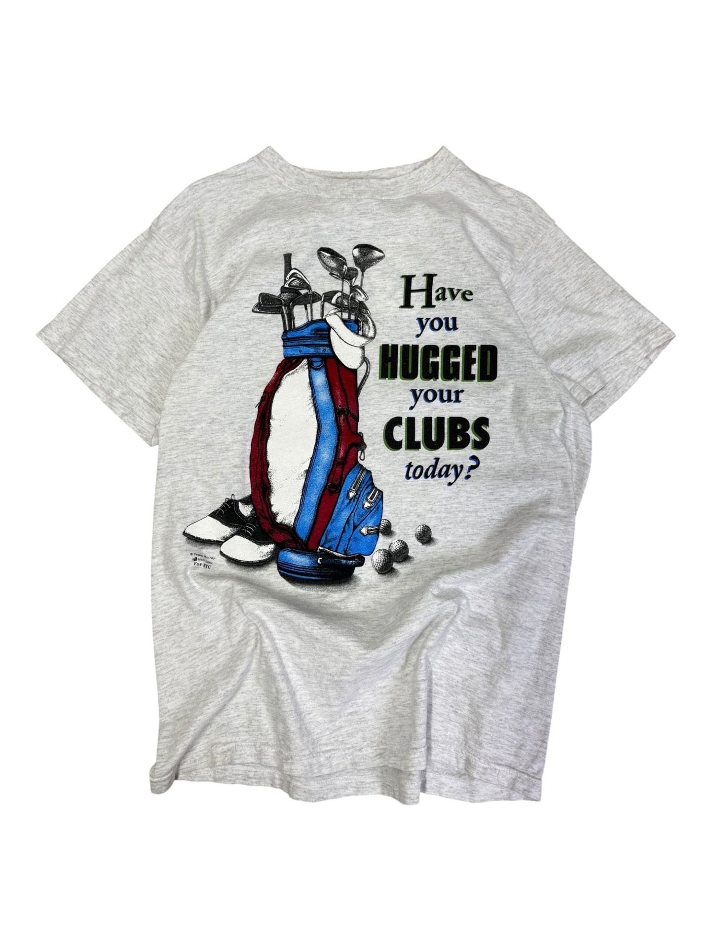 Vintage Golf "Have you hugged your clubs today?" T-shirt