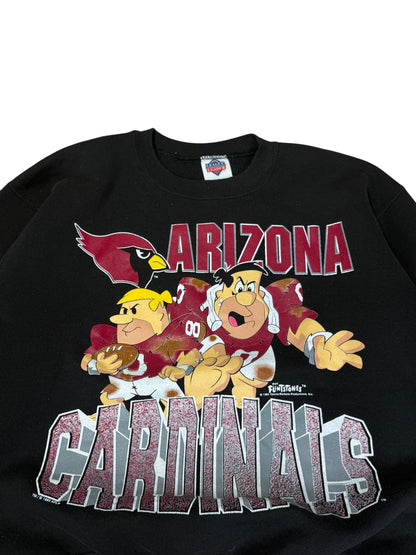 Vintage Flinstone Arizona Cardinals Crewneck