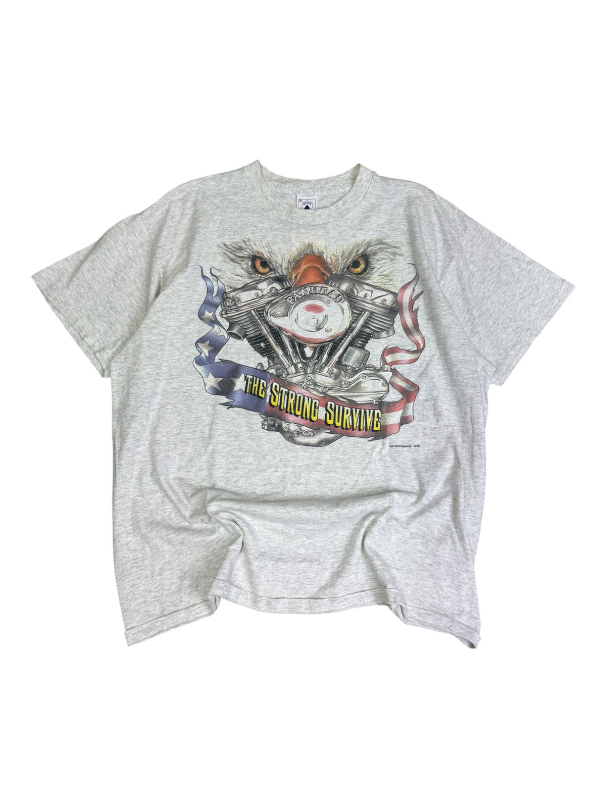 Vintage The Strong Survive Eagle Bike T-shirt