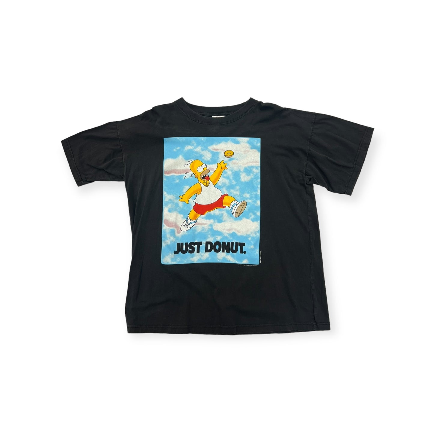 Simpsons Nike Rip " Just Donut" T-Shirt Size Large