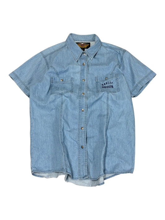 Vintage Harley Davidson Denim Shirt