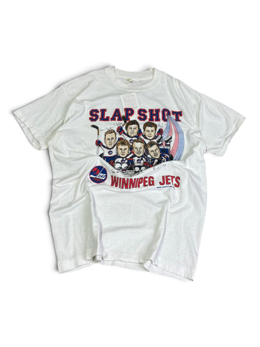 Vintage 90s Winnipeg Jets Slap Shot T-shirt