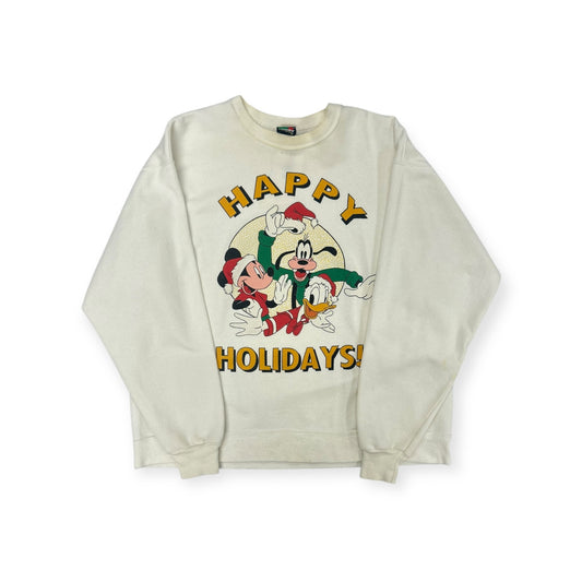 Vintage Disney Happy Holidays Crewneck Size Large